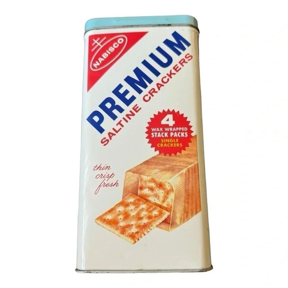 Bilingual 1960's Premium Nabisco Tin - Picture 4 of 6